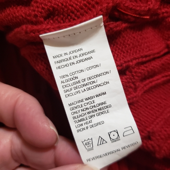 Izod Cable Knit zip sweater - Picture 7 of 7